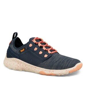 11 Womens Teva Arrowood 2 Knit Sneakers, Navy and Pink ($130 retail) NEVER worn